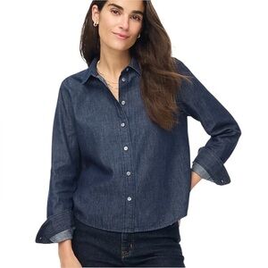 J. Crew Modern Chambray Button-Up Shirt
